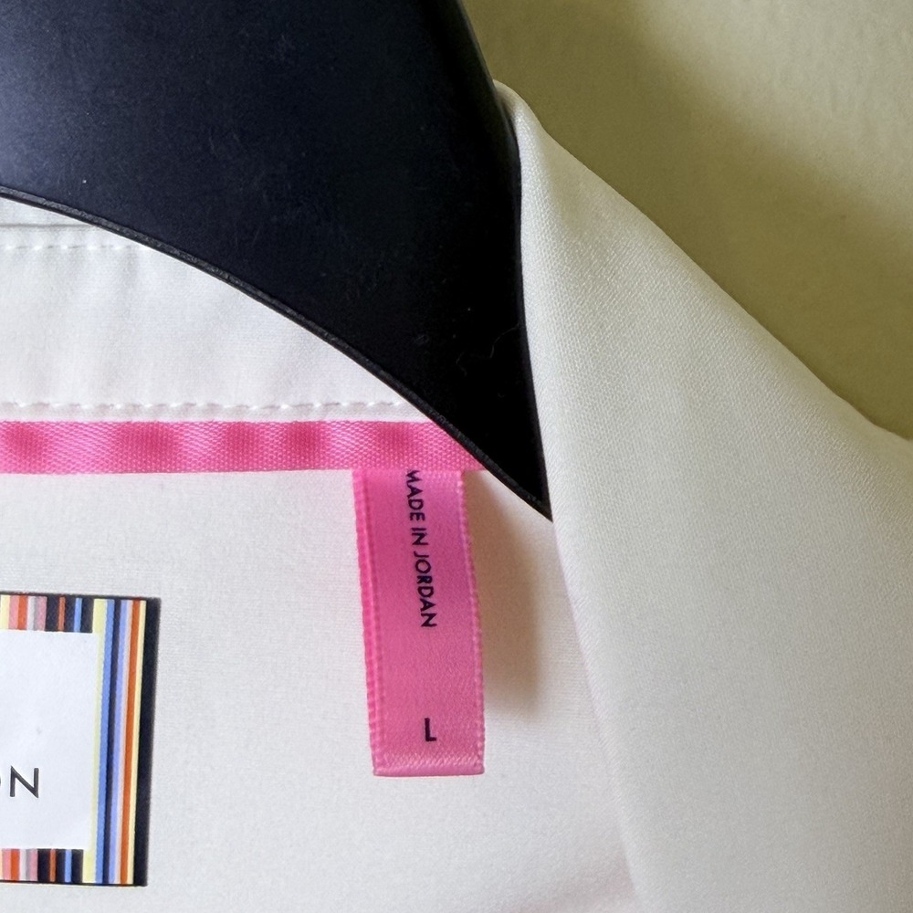 Modern Ambition Women's Travel Shirt White Large Button Down Cool - Picture 7 of 11